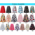 ¡19 colores! Grace Karin baratos Occidente corto Mujer Vintage 50s algodón retro impreso falda CL6294-5 #